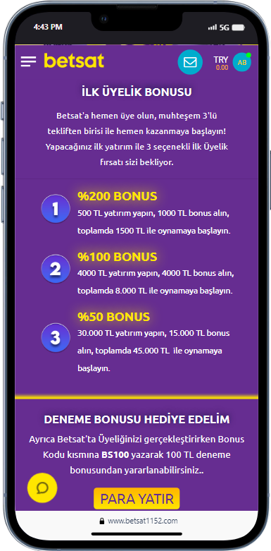 betsat deneme bonusu