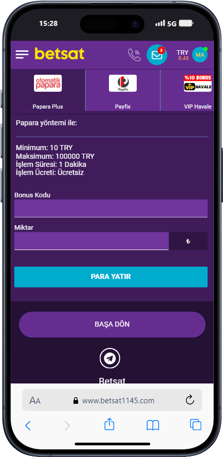 betsat para yatirma