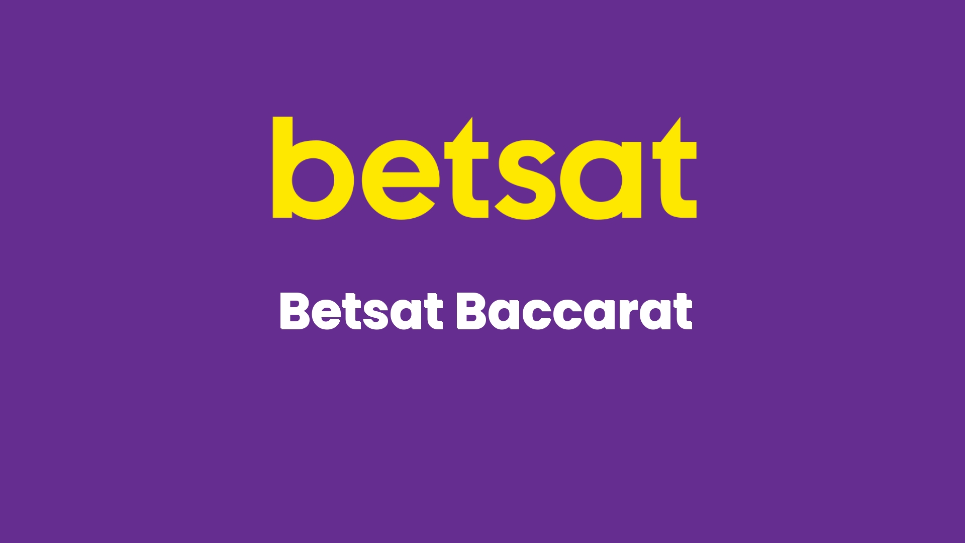 betsat baccarat 3885