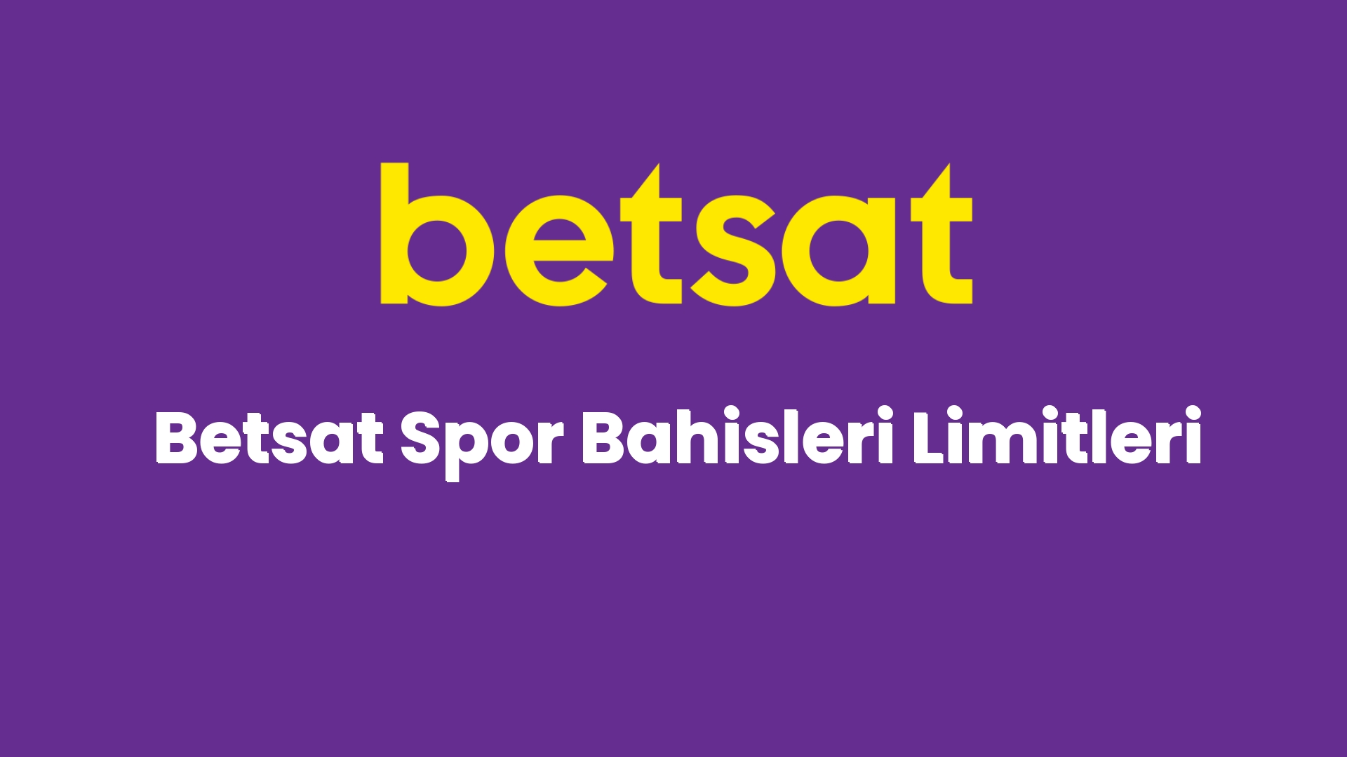 betsat spor bahisleri limitleri 3883