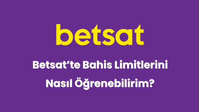 betsatte bahis limitlerini nasil ogrenebilirim 5067