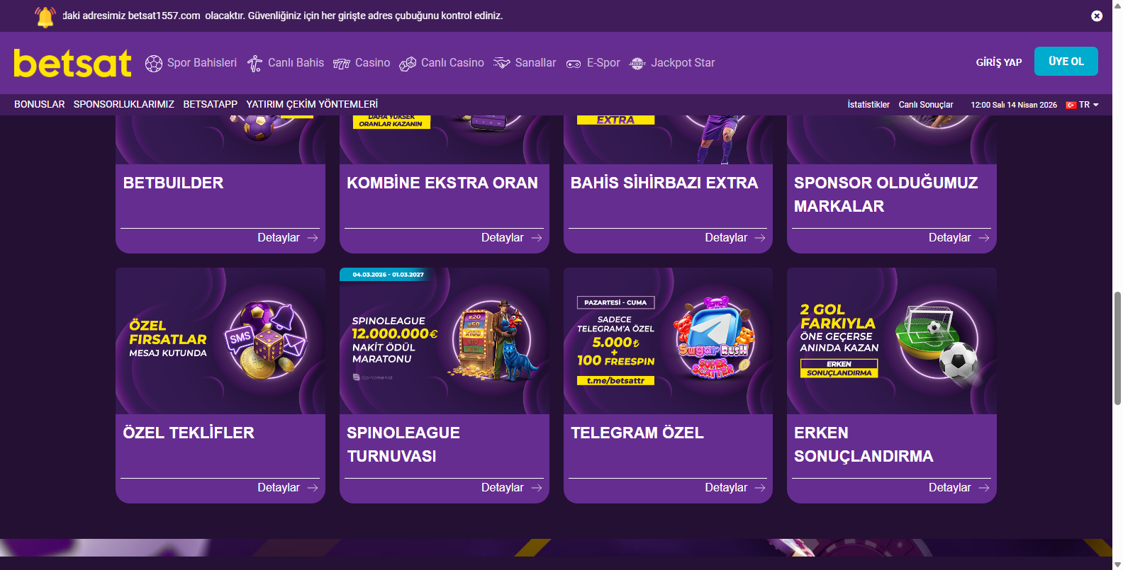 Betsat Yatırım Bonusları
