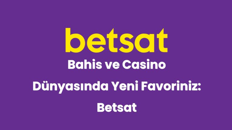 bahis ve casino dunyasinda yeni favoriniz betsat 6489