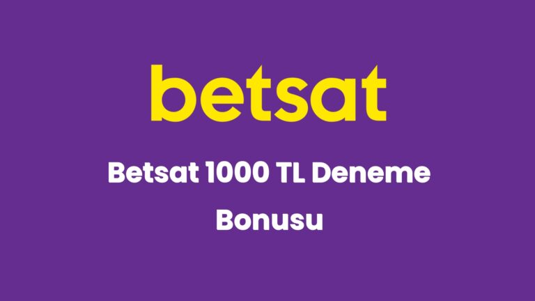 betsat 1000 tl deneme bonusu 6885