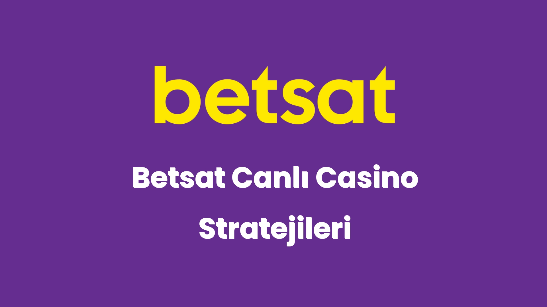 betsat canli casino stratejileri 5477
