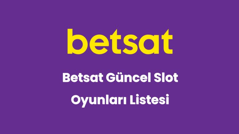 betsat guncel slot oyunlari listesi 6242