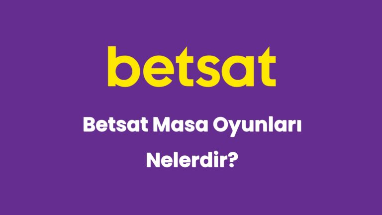 betsat masa oyunlari nelerdir 5704
