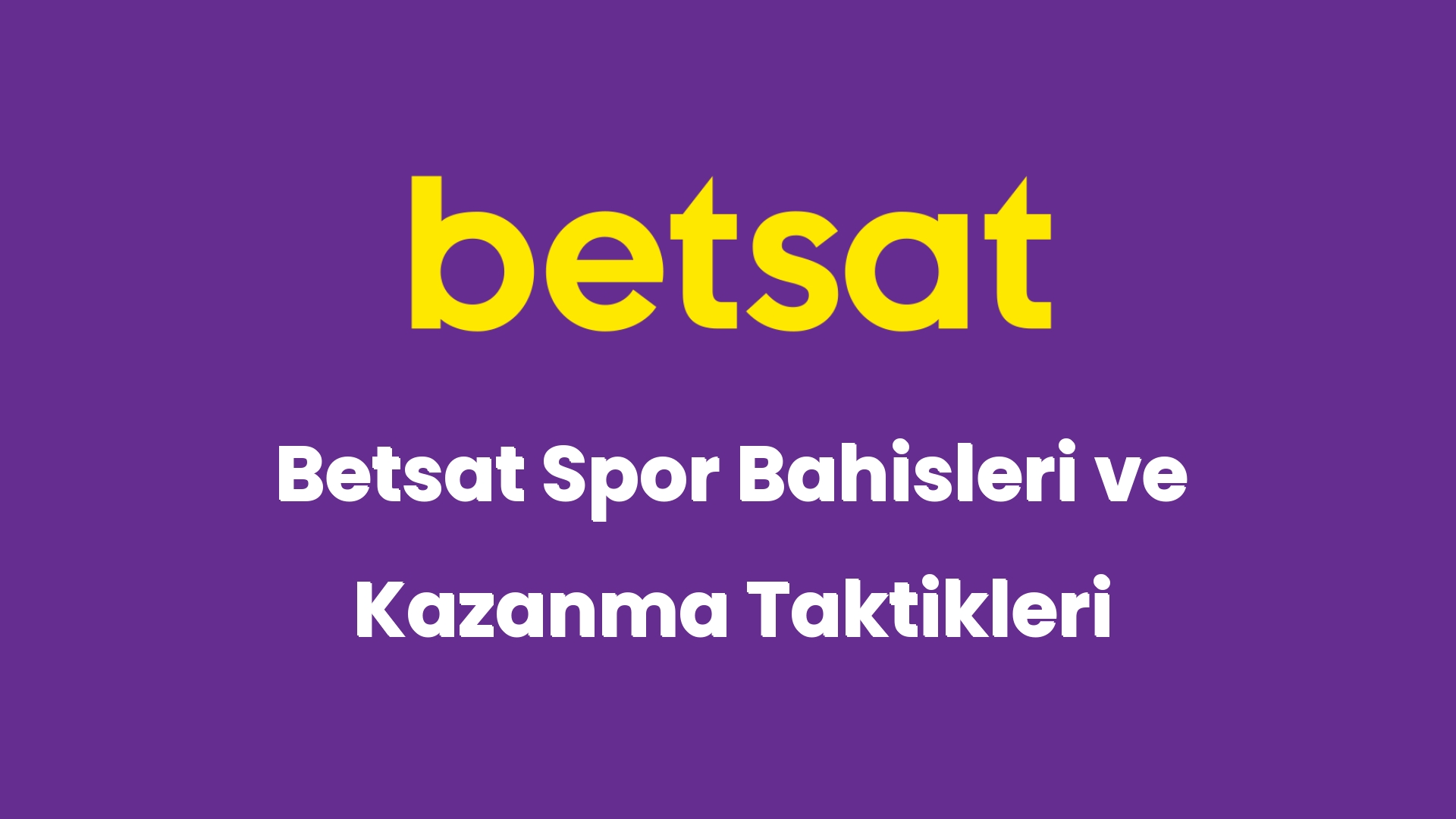 betsat spor bahisleri ve kazanma taktikleri 5737