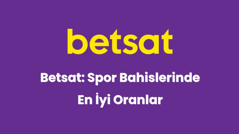 betsat spor bahislerinde en iyi oranlar 6471