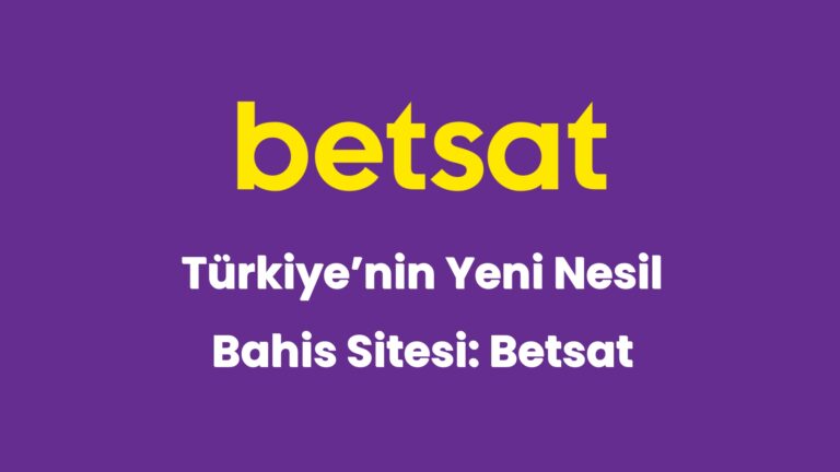turkiyenin yeni nesil bahis sitesi betsat 6466